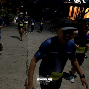Race photo from BOGORUN 2026