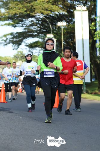 Race photo from Taman Budaya x BOGORUN 2025