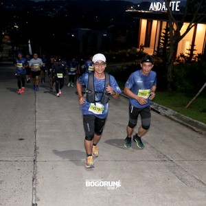 Race photo from BOGORUN 2026