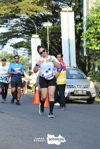 Race photo from Taman Budaya x BOGORUN 2025