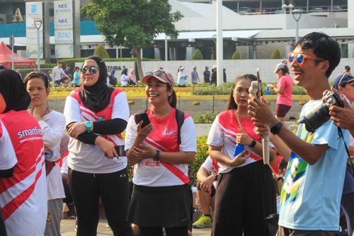 Race photo from Smartfren Run 2024 Vibes