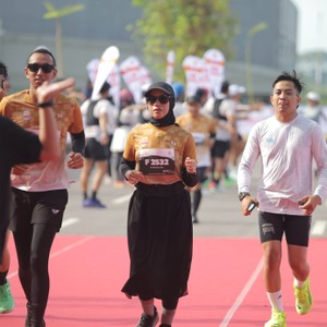 Race photo from KEDIRI HALF MARATHON 2026