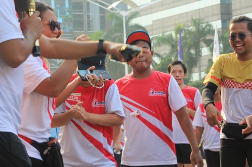 Race photo from Smartfren Run 2024 Vibes