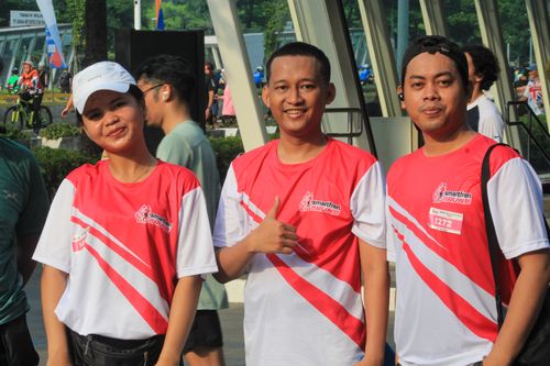 Race photo from Smartfren Run 2024 Vibes