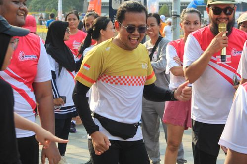 Race photo from Smartfren Run 2024 Vibes