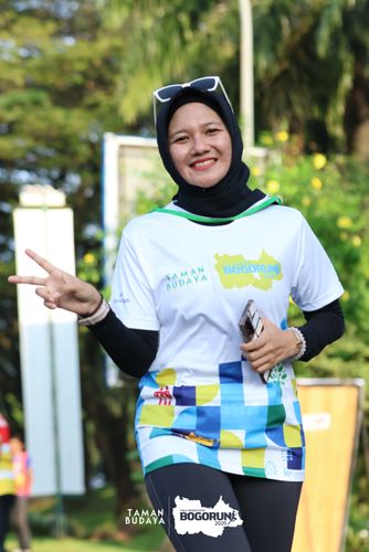 Race photo from Taman Budaya x BOGORUN 2025