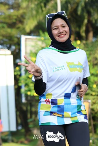 Race photo from Taman Budaya x BOGORUN 2025