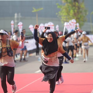 Race photo from KEDIRI HALF MARATHON 2026