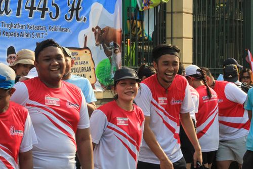 Race photo from Smartfren Run 2024 Vibes