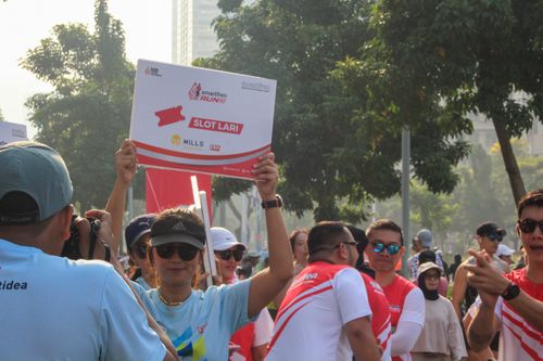 Race photo from Smartfren Run 2024 Vibes