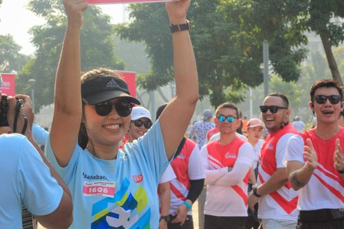 Race photo from Smartfren Run 2024 Vibes