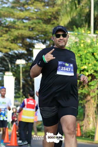 Race photo from Taman Budaya x BOGORUN 2025