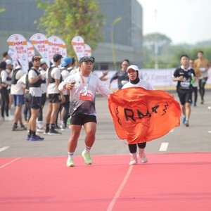 Race photo from KEDIRI HALF MARATHON 2026