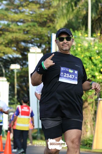 Race photo from Taman Budaya x BOGORUN 2025