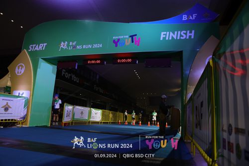 Race photo from BAF LIONS RUN 2024
