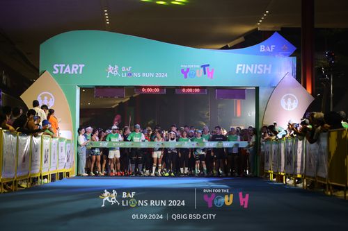 Race photo from BAF LIONS RUN 2024