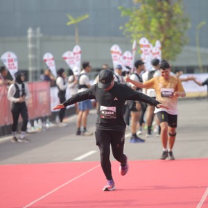 Race photo from KEDIRI HALF MARATHON 2026