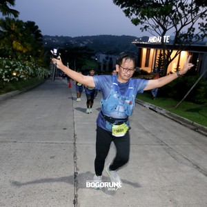 Race photo from BOGORUN 2026