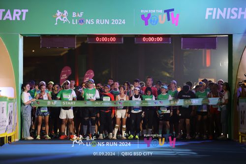 Race photo from BAF LIONS RUN 2024