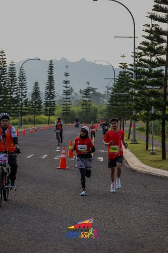 Race photo from CISANGKAN KBP CITY RUN 2025
