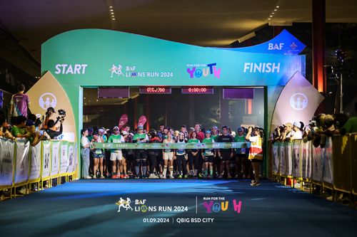 Race photo from BAF LIONS RUN 2024