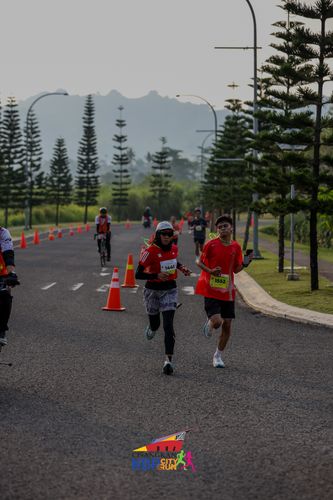 Race photo from CISANGKAN KBP CITY RUN 2025