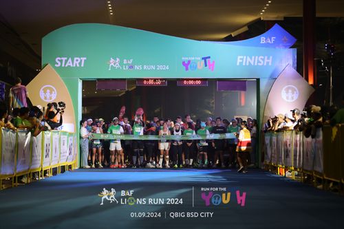 Race photo from BAF LIONS RUN 2024