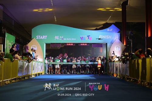Race photo from BAF LIONS RUN 2024