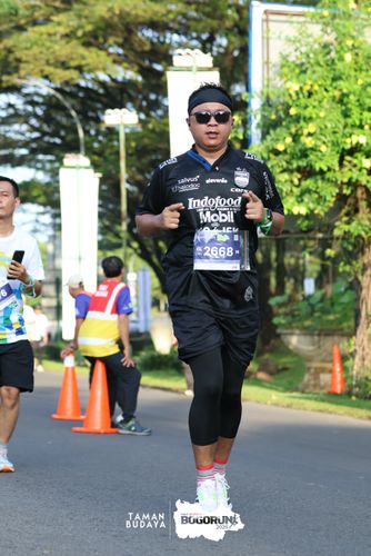 Race photo from Taman Budaya x BOGORUN 2025