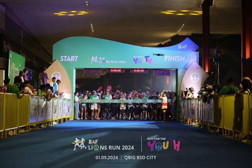 Race photo from BAF LIONS RUN 2024