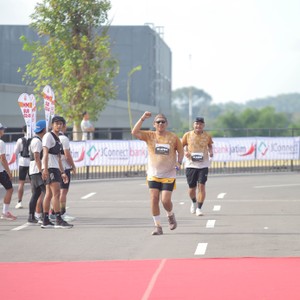 Race photo from KEDIRI HALF MARATHON 2026