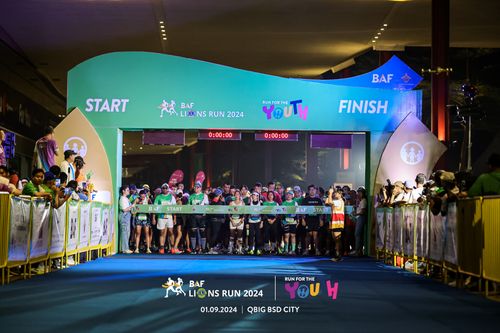 Race photo from BAF LIONS RUN 2024