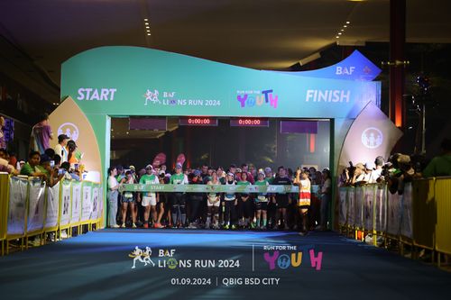 Race photo from BAF LIONS RUN 2024