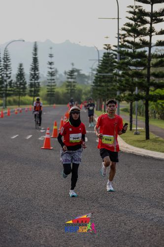 Race photo from CISANGKAN KBP CITY RUN 2025