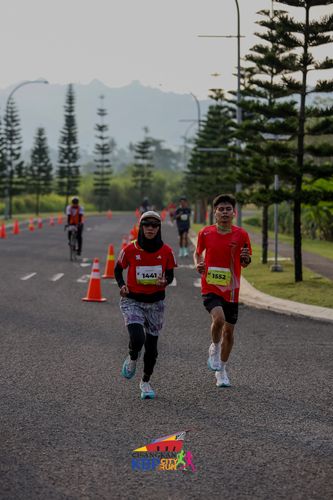 Race photo from CISANGKAN KBP CITY RUN 2025