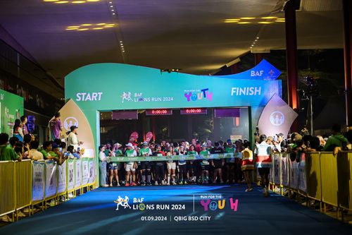 Race photo from BAF LIONS RUN 2024