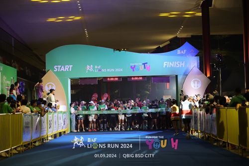 Race photo from BAF LIONS RUN 2024