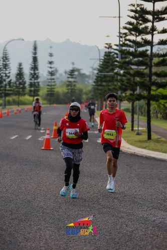 Race photo from CISANGKAN KBP CITY RUN 2025