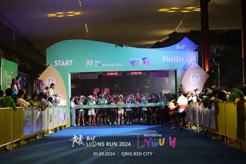 Race photo from BAF LIONS RUN 2024