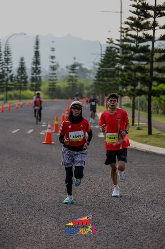 Race photo from CISANGKAN KBP CITY RUN 2025