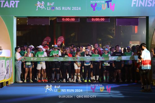 Race photo from BAF LIONS RUN 2024