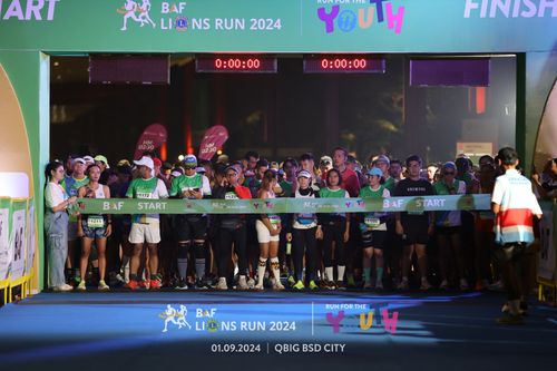 Race photo from BAF LIONS RUN 2024