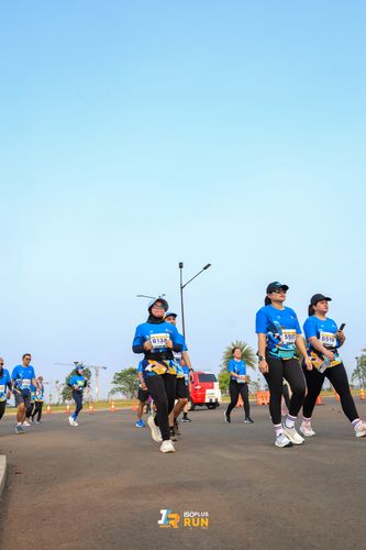 Race photo from ISOPlus Run 2024 Jakarta