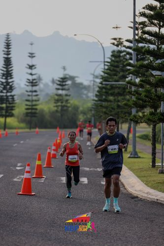 Race photo from CISANGKAN KBP CITY RUN 2025