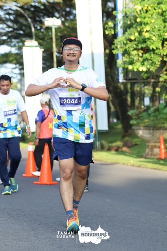 Race photo from Taman Budaya x BOGORUN 2025
