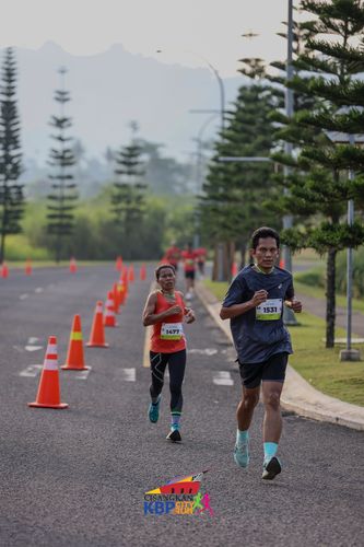 Race photo from CISANGKAN KBP CITY RUN 2025