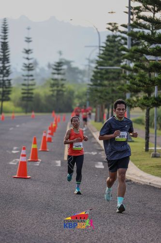 Race photo from CISANGKAN KBP CITY RUN 2025
