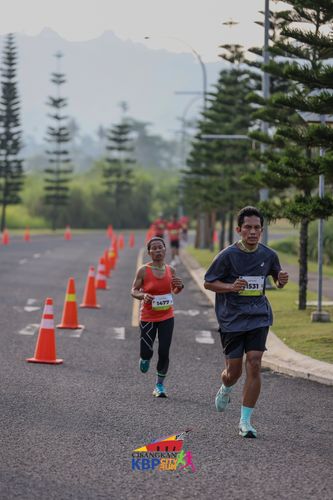 Race photo from CISANGKAN KBP CITY RUN 2025