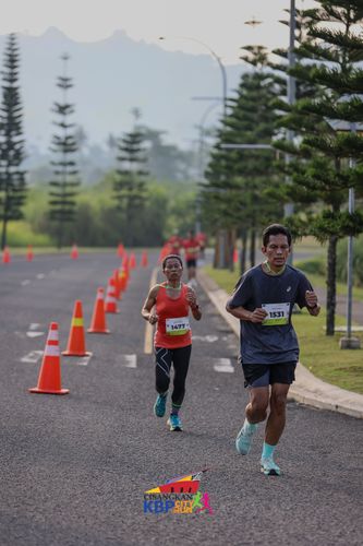 Race photo from CISANGKAN KBP CITY RUN 2025
