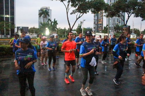 Race photo from Road to BAF Lions Run 2024